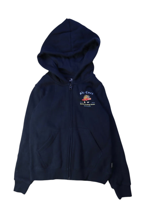 A Navy Hooded Sweatshirts from Rip Curl in size 5T for boy. (Front View)