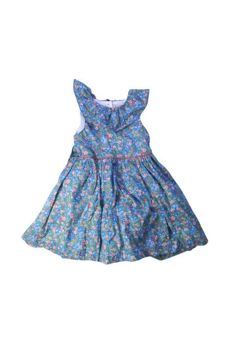 A Multicolour Sleeveless Dresses from Lily Rose in size 3T for girl. (Front View)