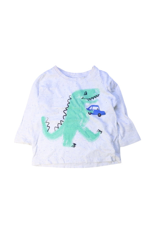 A White Long Sleeve T Shirts from Seed in size 2T for boy. (Front View)