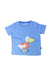 A Blue Short Sleeve T Shirts from Jojo Maman Bébé in size 18-24M for boy. (Front View)