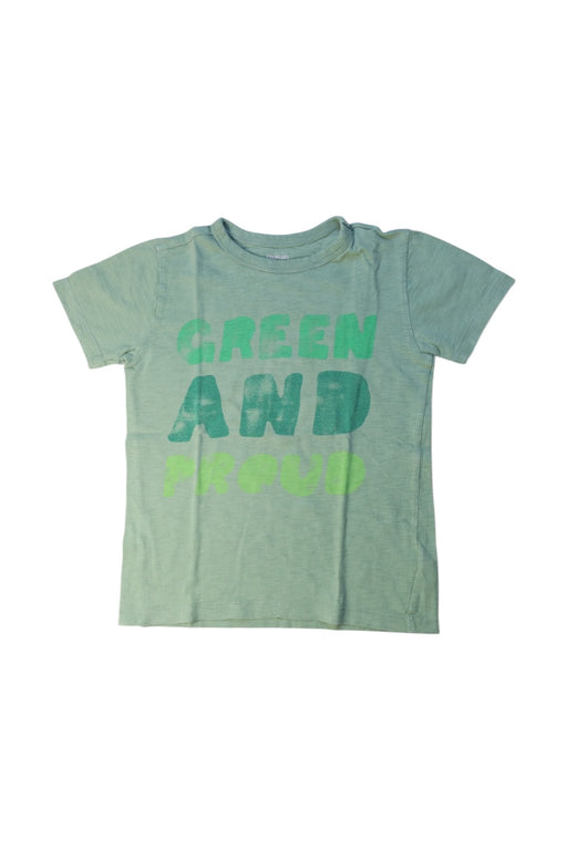A Green Short Sleeve T Shirts from Crewcuts in size 4T for boy. (Front View)