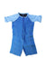 A Blue Wetsuits from TYR in size 8Y for boy. (Front View)