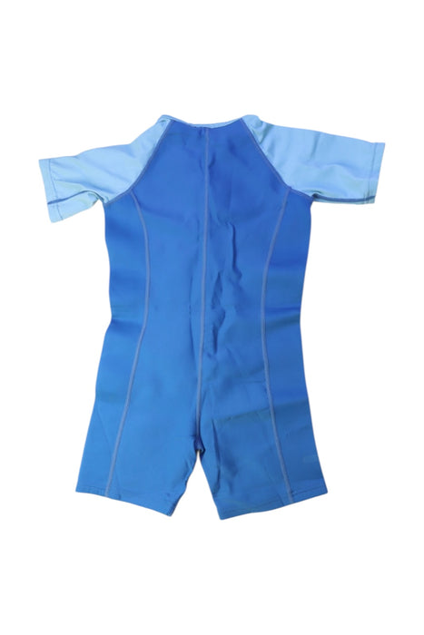 A Blue Wetsuits from TYR in size 8Y for boy. (Back View)