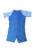 A Blue Wetsuits from TYR in size 8Y for boy. (Back View)