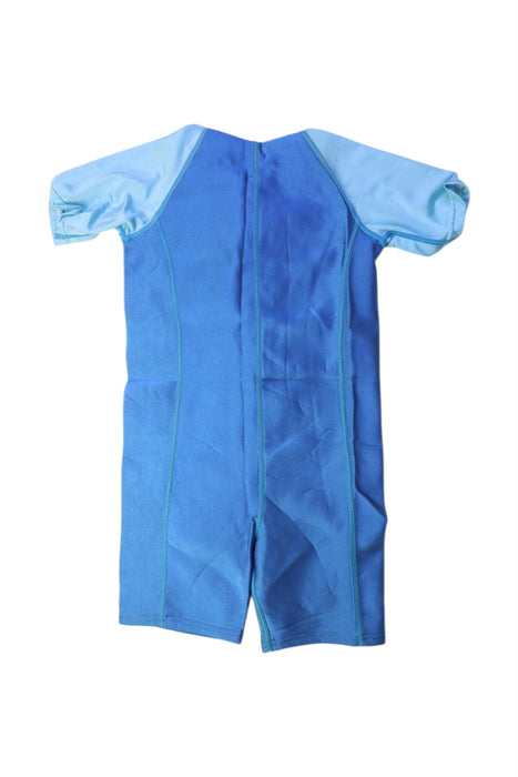 A Blue Wetsuits from TYR in size 8Y for boy. (Back View)