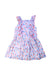 A Multicolour Sleeveless Dresses from Jacadi in size 6T for girl. (Front View)