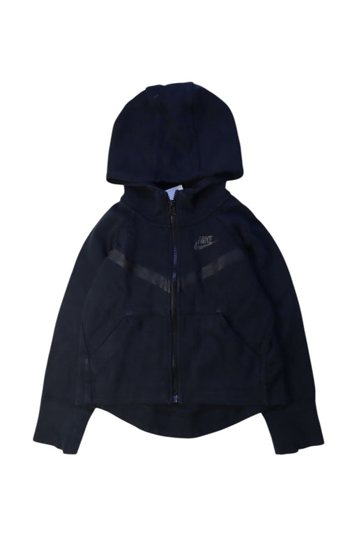 A Navy Hooded Sweatshirts from Nike in size 7Y for boy. (Front View)