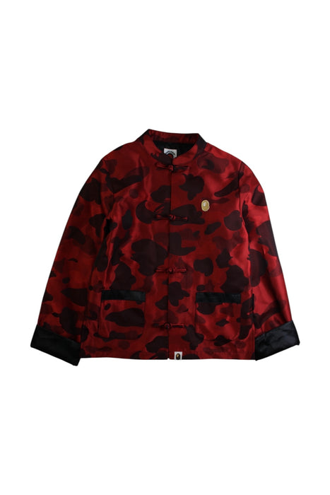 A Red Lightweight Jackets from BAPE KIDS in size 10Y for boy. (Front View)
