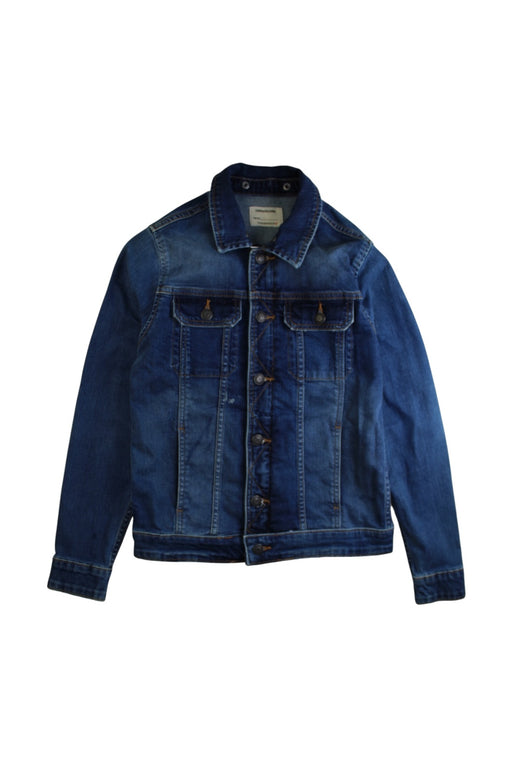 A Blue Lightweight Jackets from Zadig & Voltaire in size 12Y for boy. (Front View)