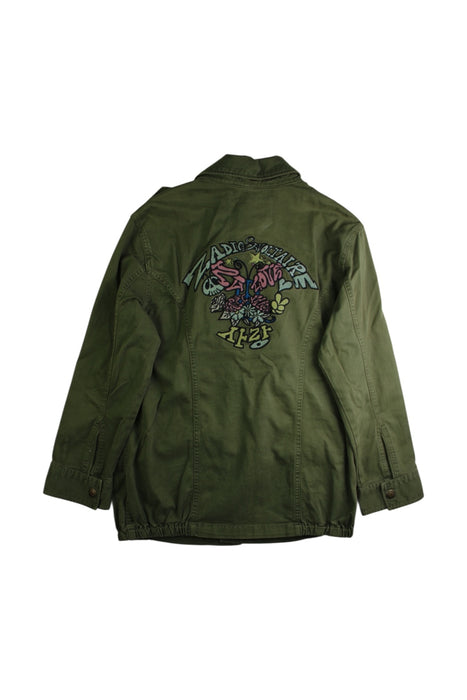 A Green Lightweight Jackets from Zadig & Voltaire in size 12Y for girl. (Back View)