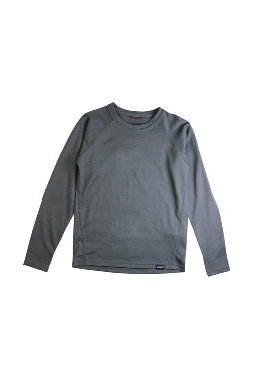 A Grey Long Sleeve Shirts from Patagonia in size 7Y for neutral. (Front View)