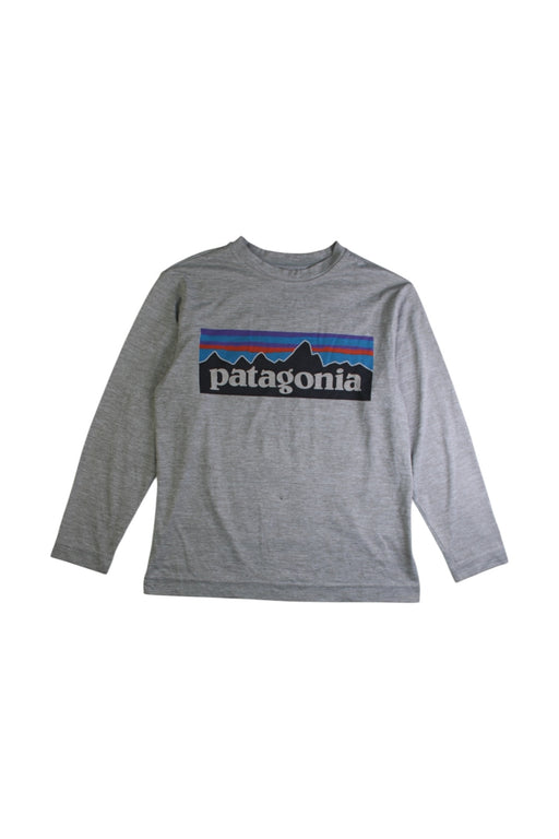 A Grey Long Sleeve Shirts from Patagonia in size 5T for neutral. (Front View)