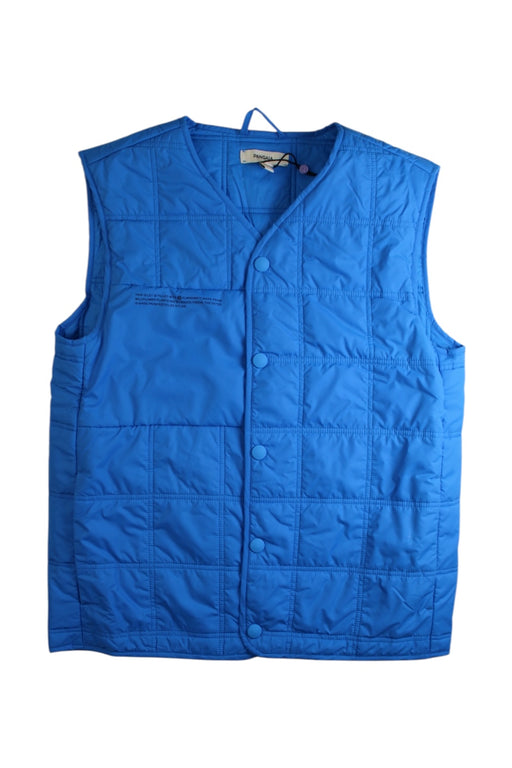 A Blue Puffer/Quilted Jackets from Pangaia in size 11Y for neutral. (Front View)