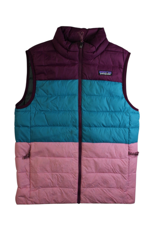 A Multicolour Puffer/Quilted Coats & Outerwear from Patagonia in size 10Y for girl. (Front View)