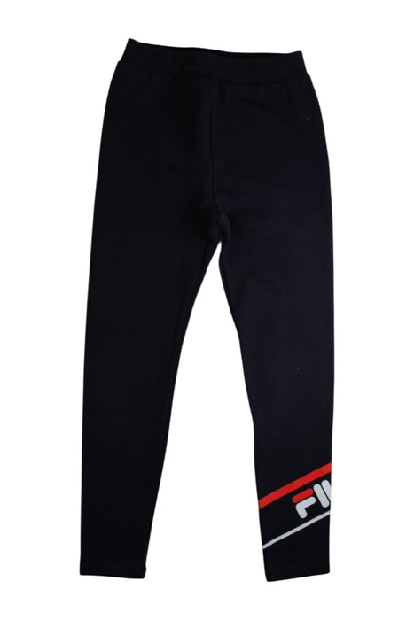A Black Leggings from Fila in size 10Y for girl. (Front View)