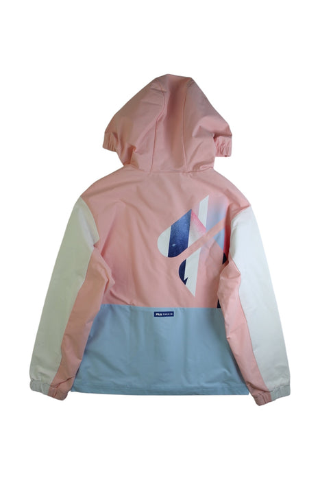 A Multicolour Rain Jackets from Fila in size 11Y for girl. (Back View)