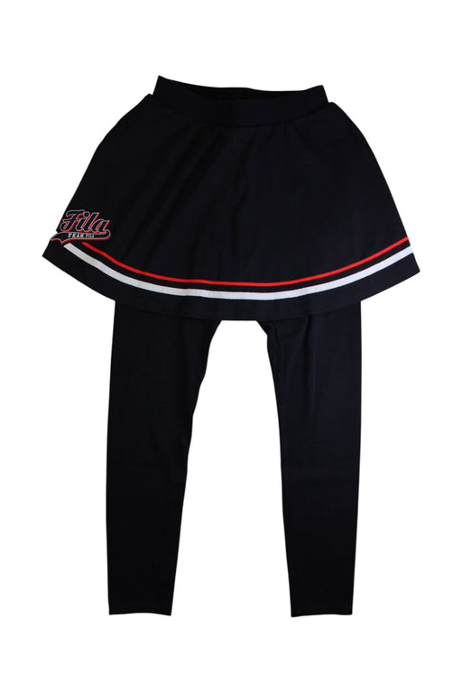 A Black Leggings from Fila in size 11Y for girl. (Front View)