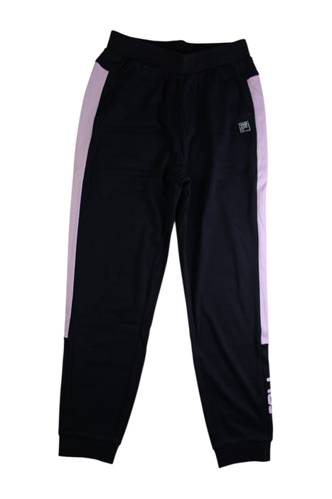 A Black Sweatpants from Fila in size 11Y for girl. (Front View)