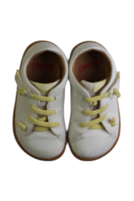 A White Sneakers from Camper in size 18-24M for boy. (Back View)