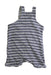 A White Overall Shorts from Seed in size 3-6M for boy. (Back View)