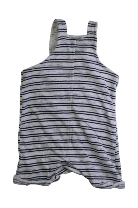 A White Overall Shorts from Seed in size 3-6M for boy. (Back View)