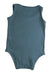 A Blue Sleeveless Bodysuits from Mori in size 6-12M for boy. (Back View)