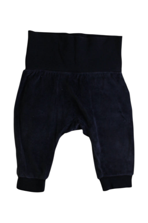 A Navy Sweatpants from Mori in size 3-6M for boy. (Front View)