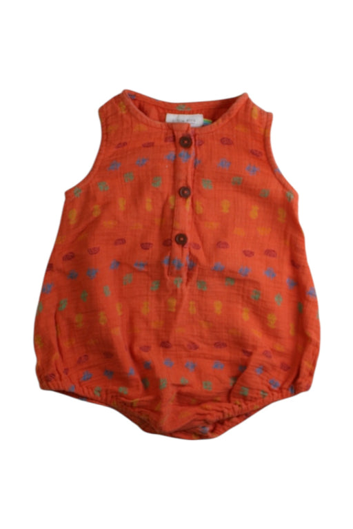 A Multicolour Short Sleeve Bodysuits from Little Bird in size 6-12M for girl. (Front View)