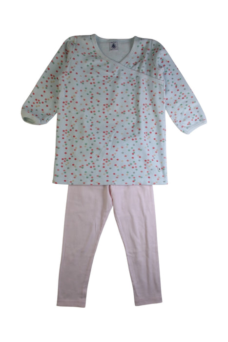 A Multicolour Pyjama Sets from Petit Bateau in size 4T for girl. (Front View)