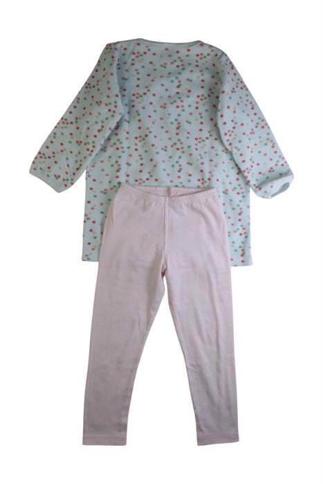 A Multicolour Pyjama Sets from Petit Bateau in size 4T for girl. (Back View)