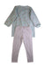 A Multicolour Pyjama Sets from Petit Bateau in size 4T for girl. (Back View)