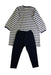 A White Long Sleeve Dresses from Petit Bateau in size 3T for girl. (Back View)