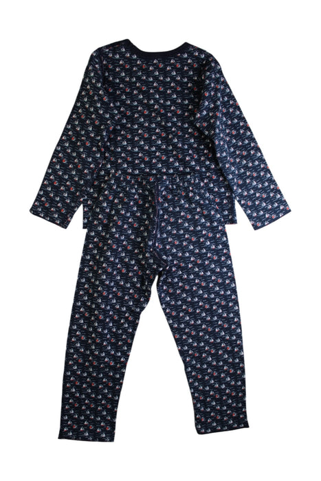 A Multicolour Pyjama Sets from Petit Bateau in size 4T for boy. (Back View)