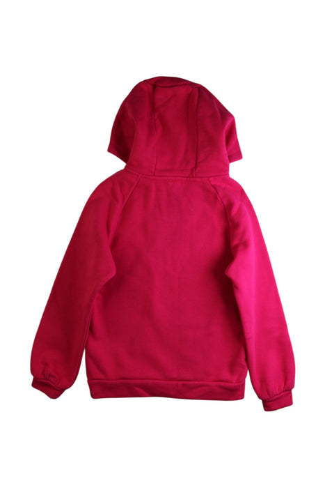 A Pink Hooded Sweatshirts from Jacadi in size 8Y for girl. (Back View)