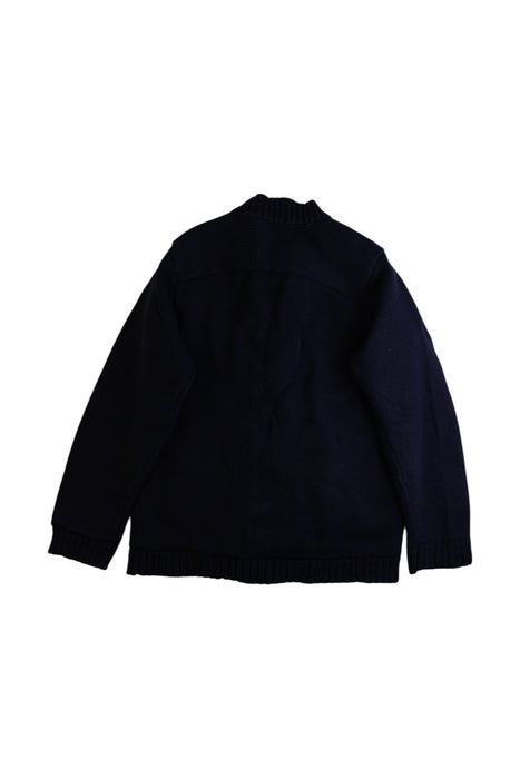 A Navy Cardigans from Jacadi in size 8Y for boy. (Back View)