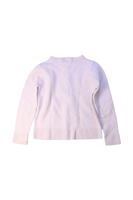 A White Cardigans from Bonpoint in size 6T for girl. (Back View)