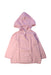 A Pink Hooded Sweatshirts from Bonpoint in size 3T for girl. (Front View)