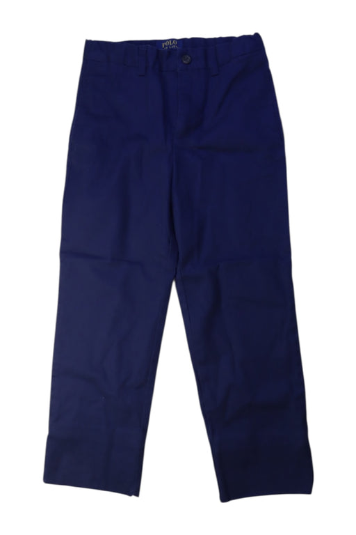 A Blue Casual Pants from Polo Ralph Lauren in size 7Y for boy. (Front View)