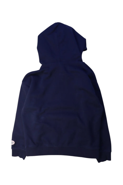 A Navy Hooded Sweatshirts from Marithé & Francois Girbaud in size 7Y for neutral. (Back View)