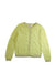 A Yellow Cardigans from Catimini in size 5T for girl. (Front View)