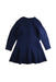 A Navy Long Sleeve Dresses from Ferrari in size 5T for girl. (Back View)
