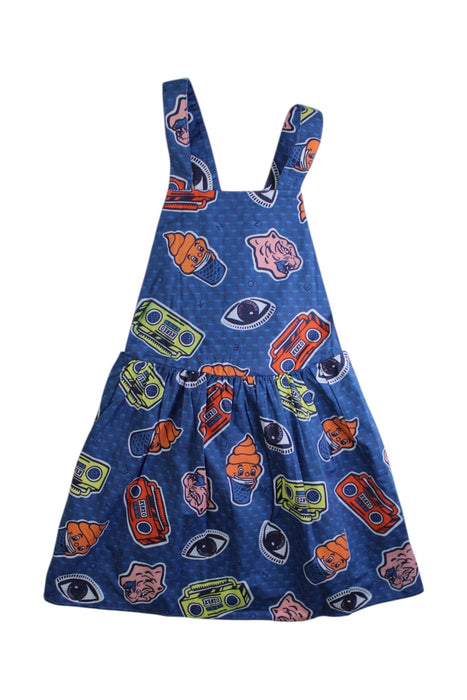 A Multicolour Overall Dresses from Kenzo in size 6T for girl. (Front View)