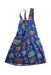 A Multicolour Overall Dresses from Kenzo in size 6T for girl. (Back View)