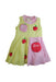 A Multicolour Sleeveless Dresses from Barbie in size 3T for girl. (Front View)