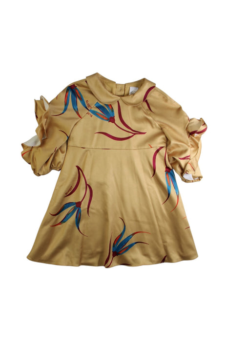 A Multicolour Short Sleeve Dresses from Kloset in size 3T for girl. (Front View)