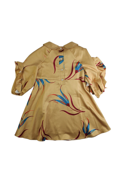 A Multicolour Short Sleeve Dresses from Kloset in size 3T for girl. (Back View)