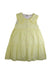 A Yellow Sleeveless Dresses from Paz Rodriguez in size 10Y for girl. (Front View)