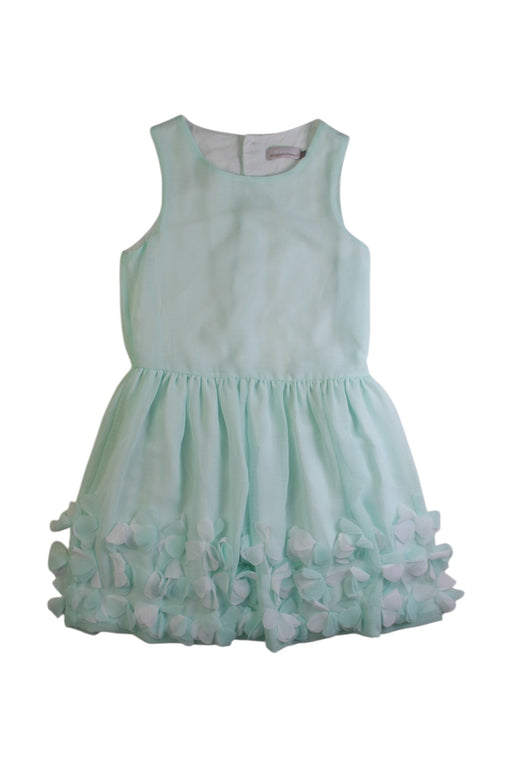 A Teal Sleeveless Dresses from Catimini in size 8Y for girl. (Front View)