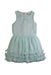 A Teal Sleeveless Dresses from Catimini in size 8Y for girl. (Front View)