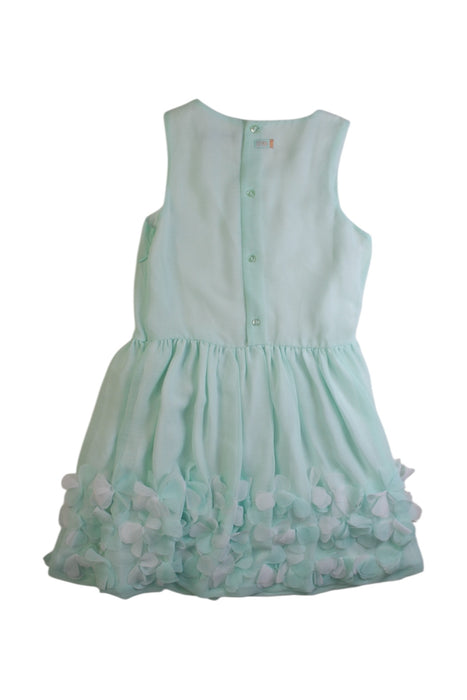 A Teal Sleeveless Dresses from Catimini in size 8Y for girl. (Back View)